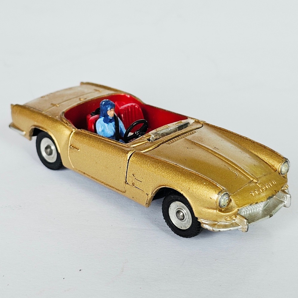 Vintage Corgi Toys Triumph Spitfire Gold Diecast Car 1:43 Scale Rare Collectible